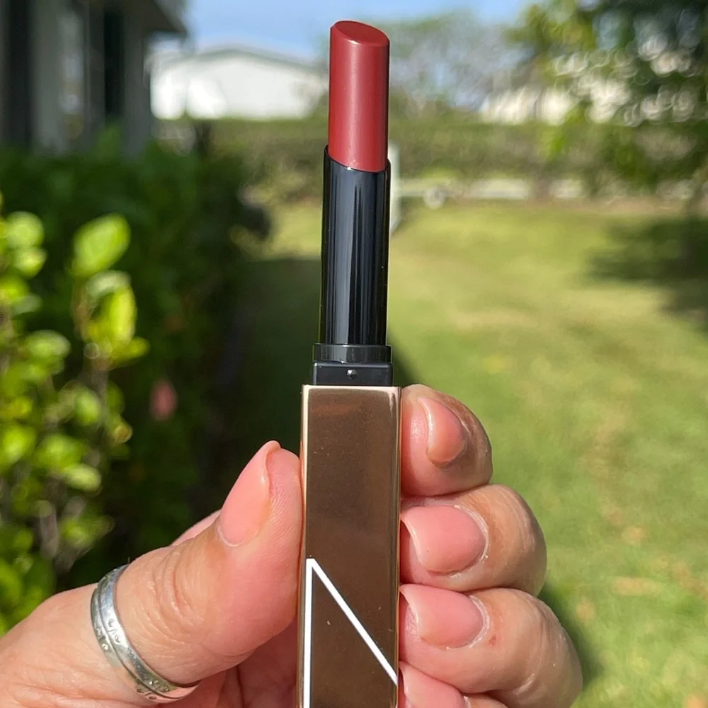 NARS Afterglow Sensual Shine Lipstick In Wild Ride 227(Burgundy Red)